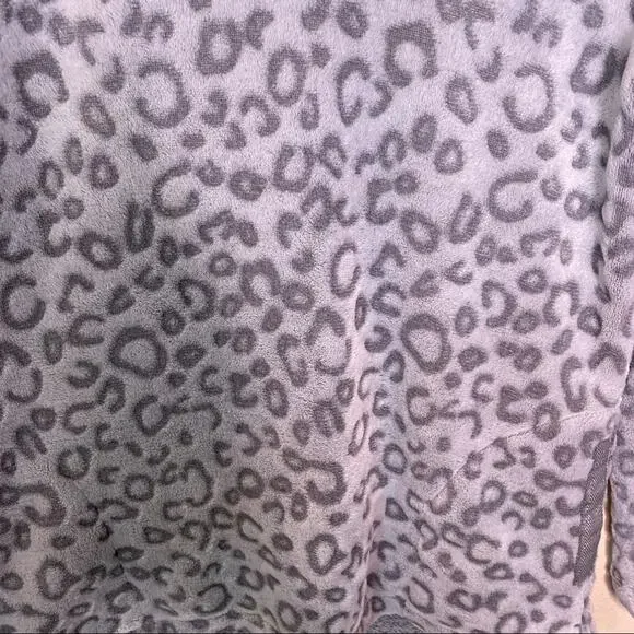 Philosophy Gray Leopard Print Hoodie Medium - Picture 7 of 10